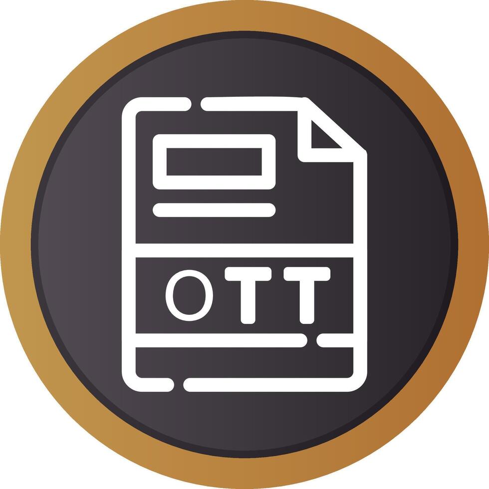 OTT Creative Icon Design vector