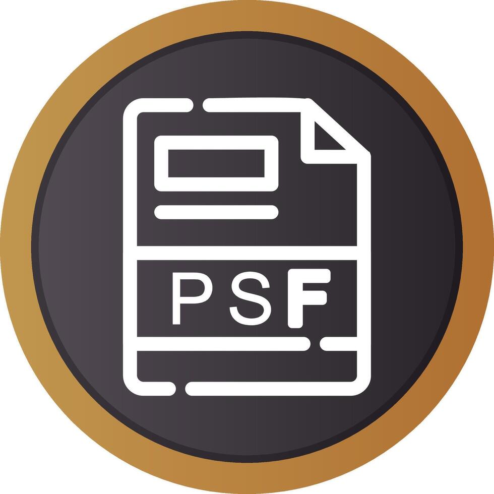 PSF Creative Icon Design vector