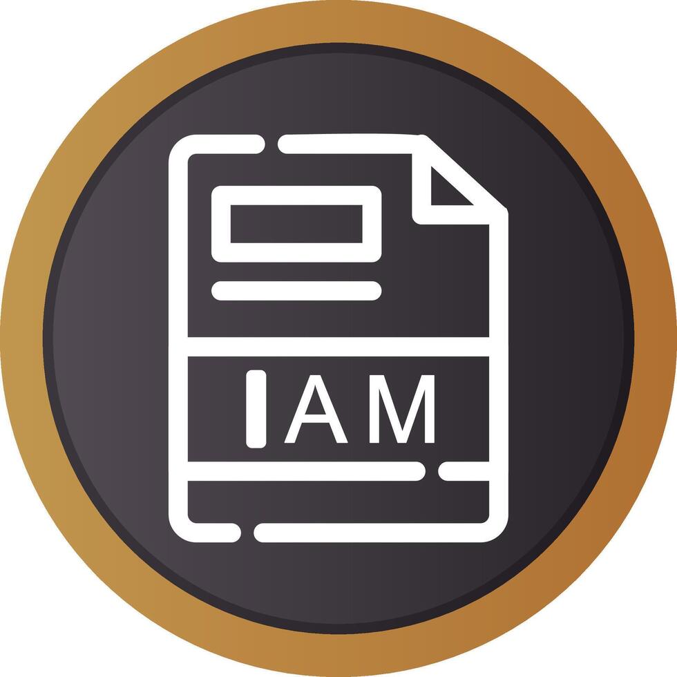 IAM Creative Icon Design vector