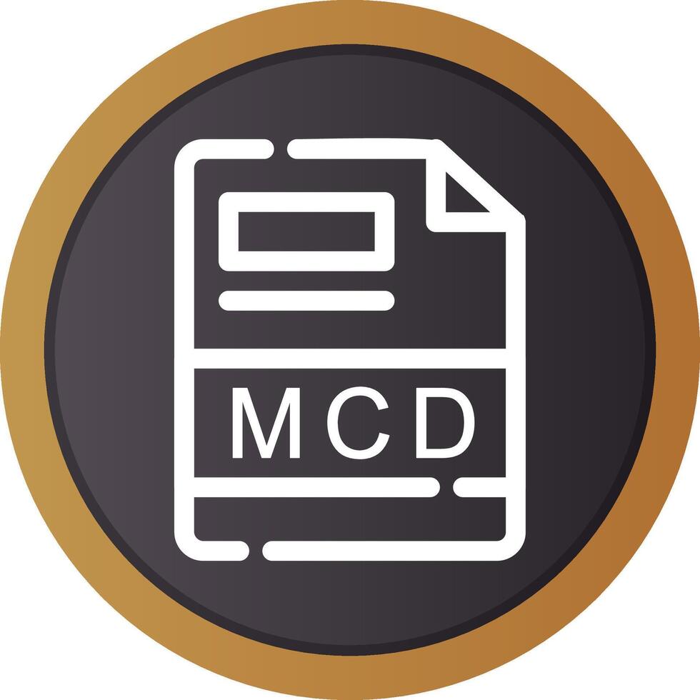 MCD Creative Icon Design vector