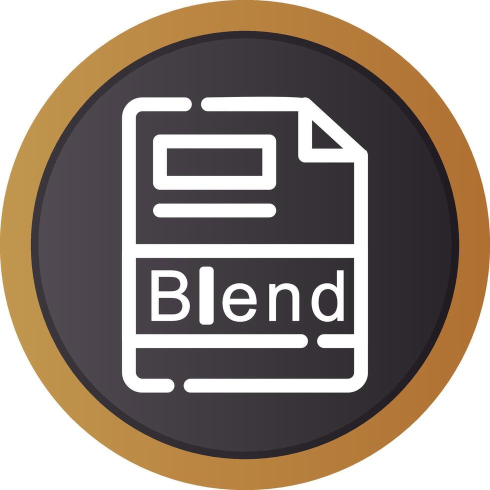 Blend Creative Icon Design vector