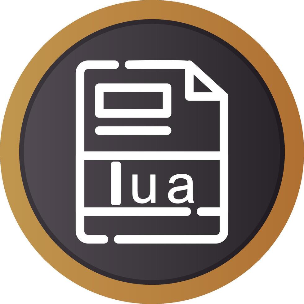 lua Creative Icon Design vector