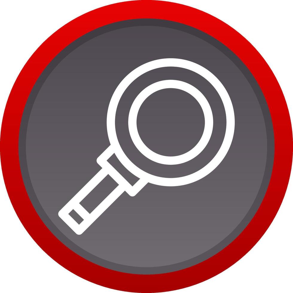 Magnifying Creative Icon Design vector