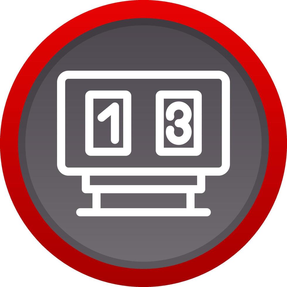 Scoreboard Creative Icon Design vector