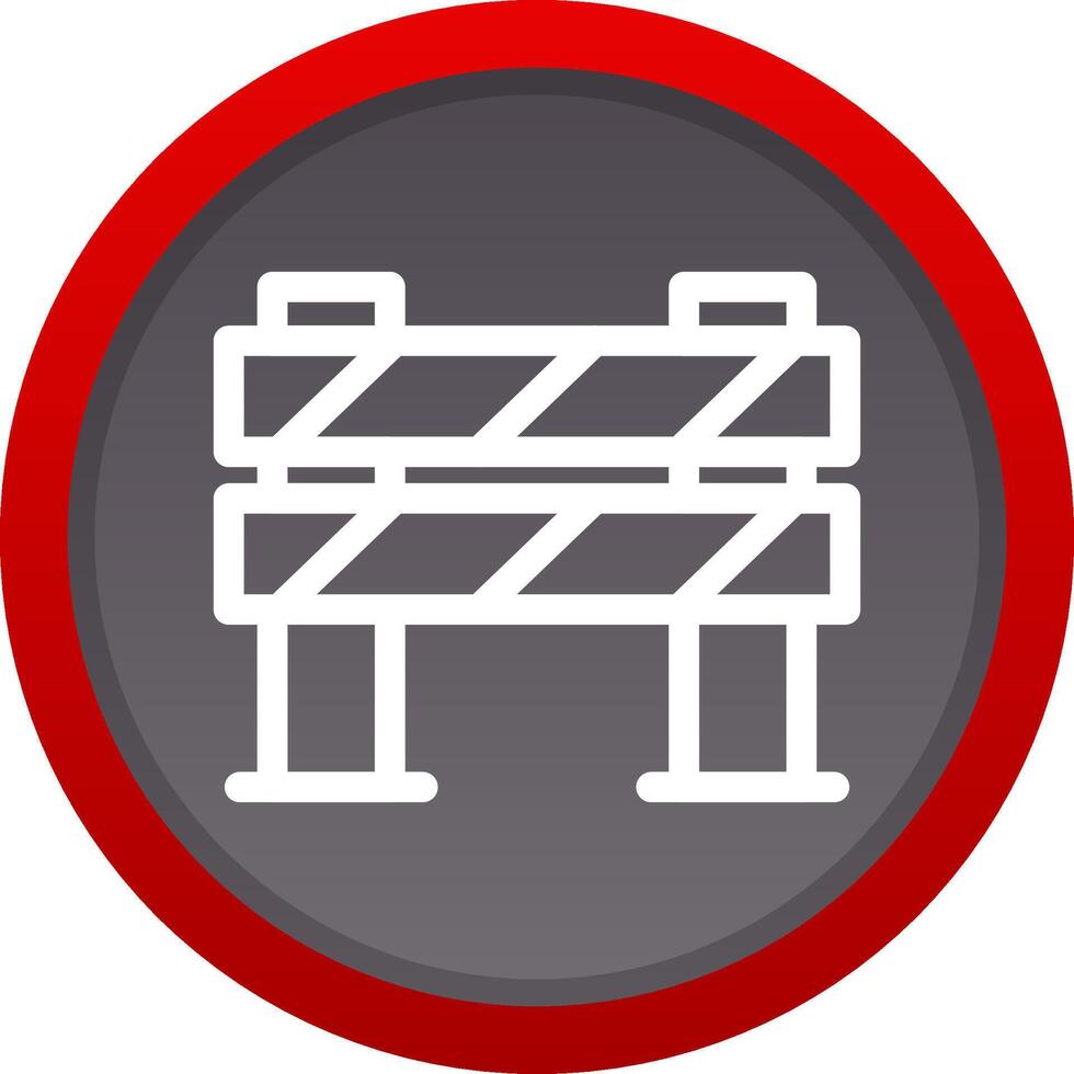 Barrier Creative Icon Design vector