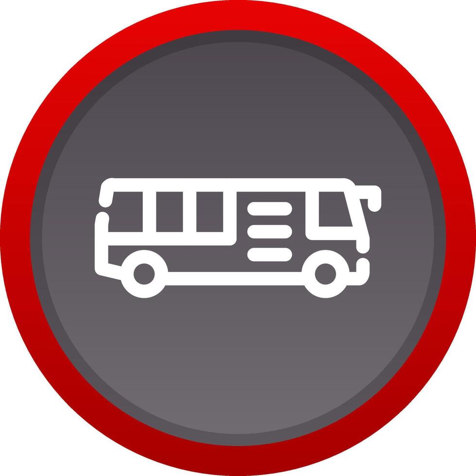 Bus Creative Icon Design vector