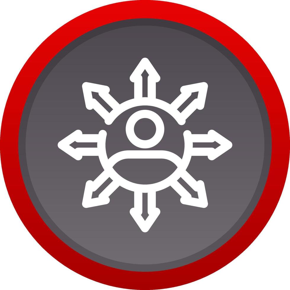 Influence Creative Icon Design vector