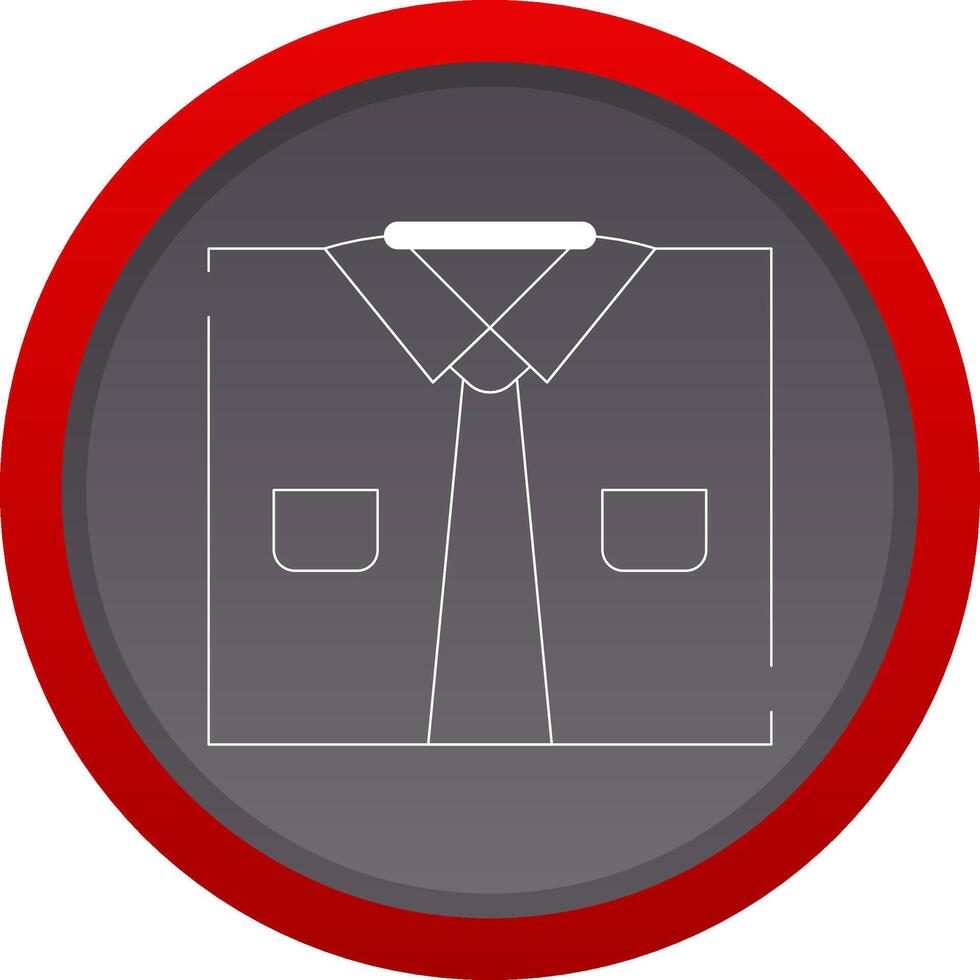 diseño de icono creativo de camisa vector