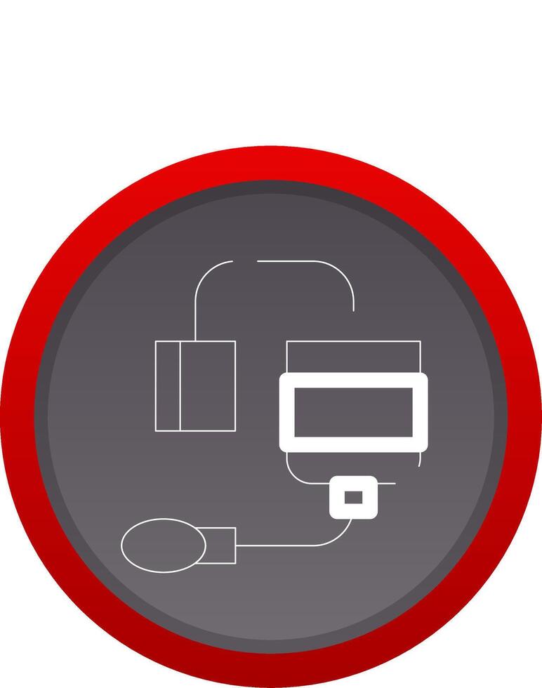 Sphygmomanometer Creative Icon Design vector
