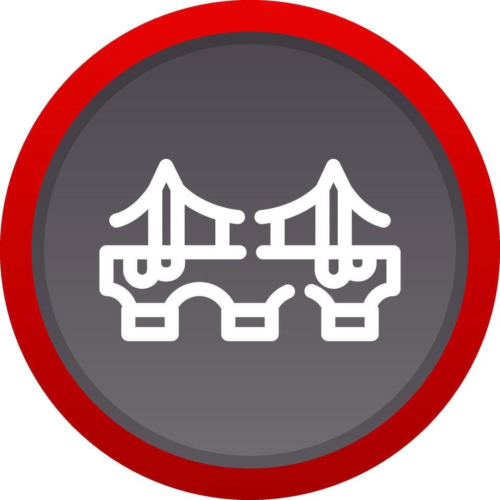 Bridge Creative Icon Design vector
