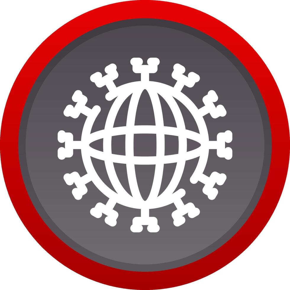 Global Network Creative Icon Design vector