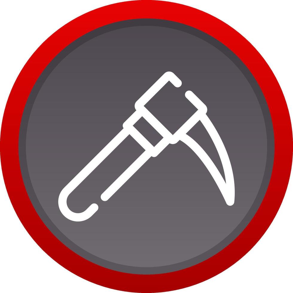 Pickaxe Creative Icon Design vector