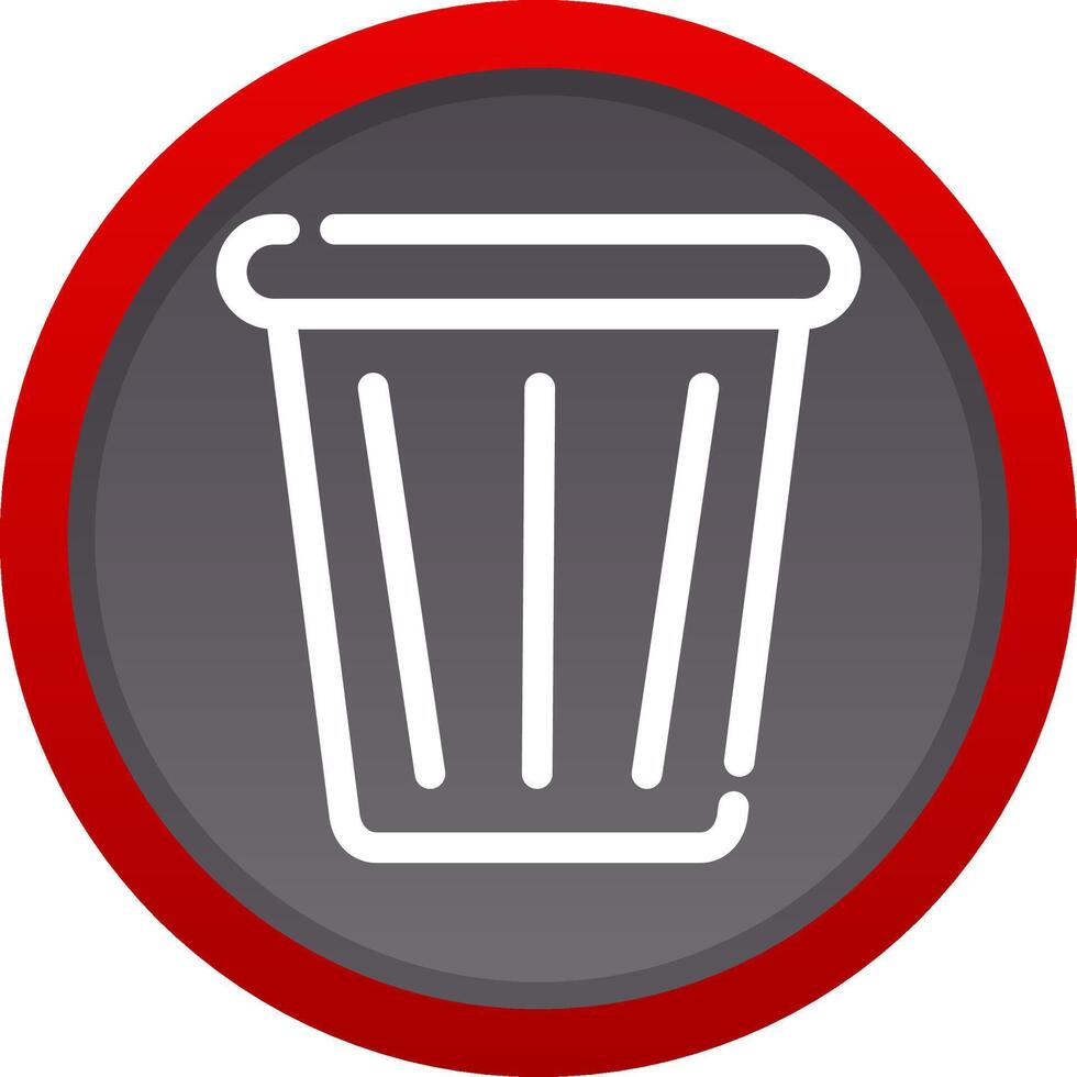 Trash Creative Icon Design vector