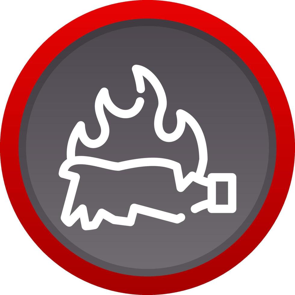 Burn Creative Icon Design vector