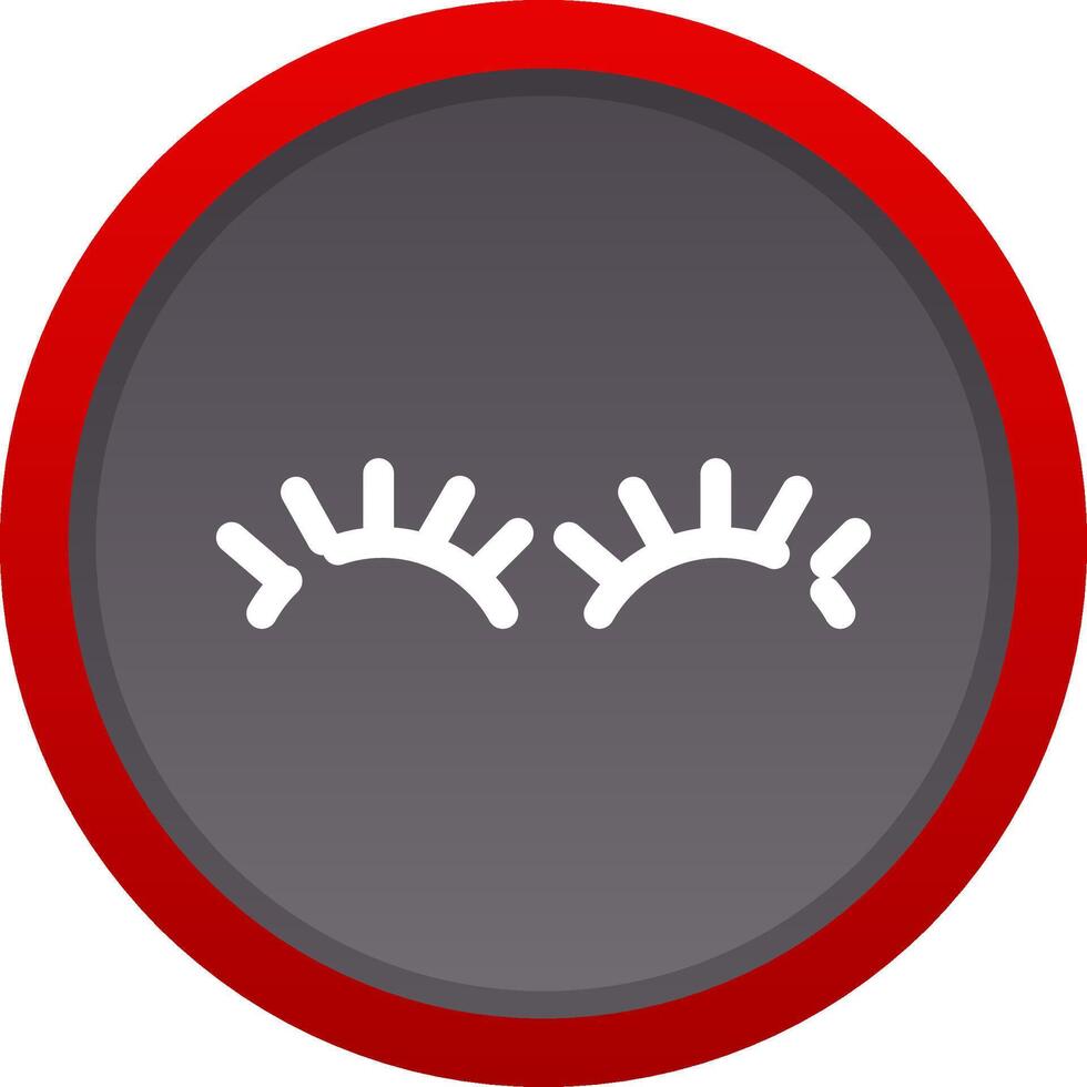 Eyelashes Creative Icon Design vector