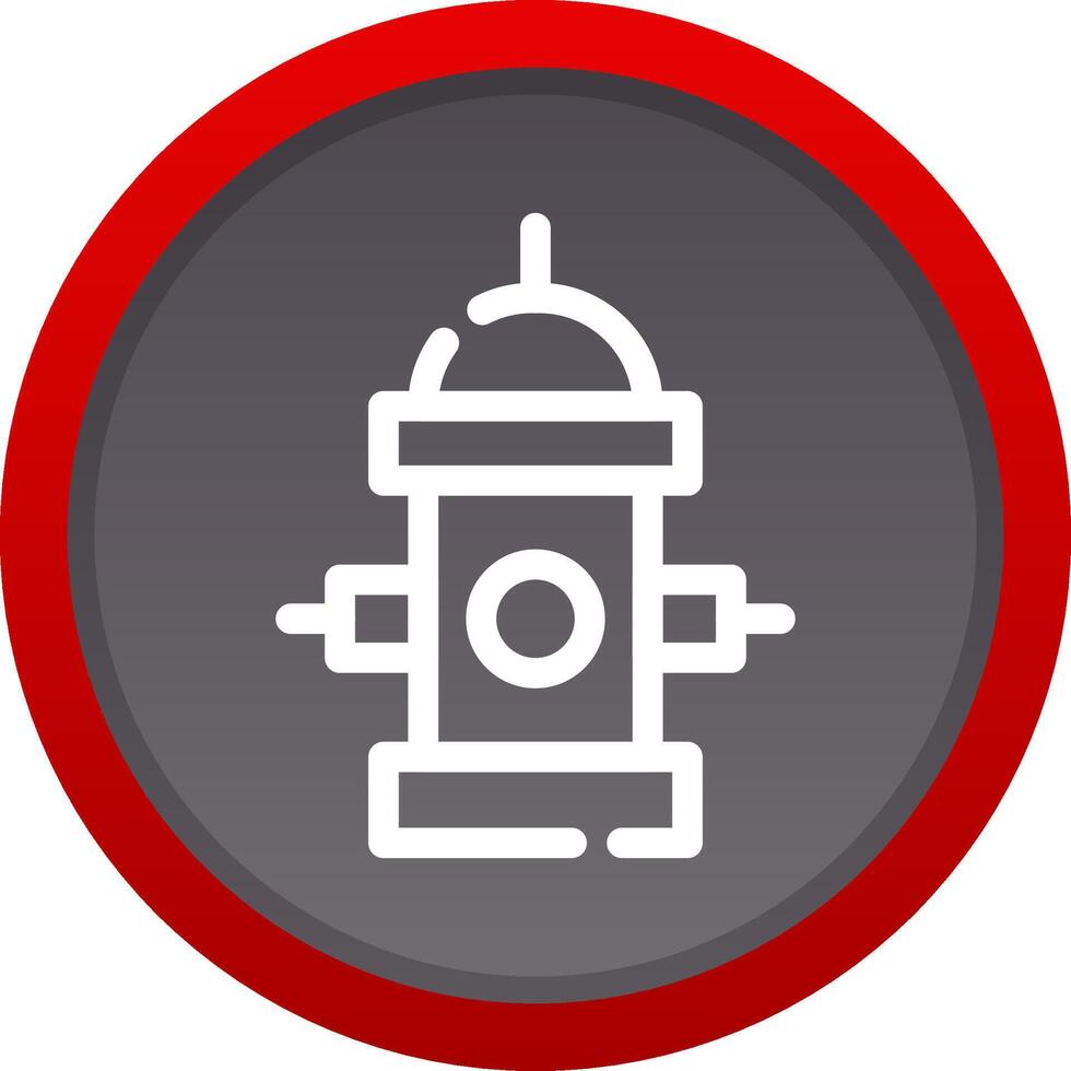 Fire Hydrant Creative Icon Design vector