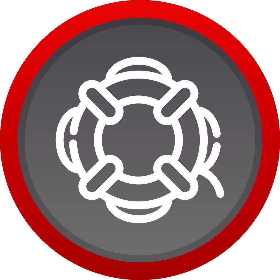 Life Saver Creative Icon Design vector