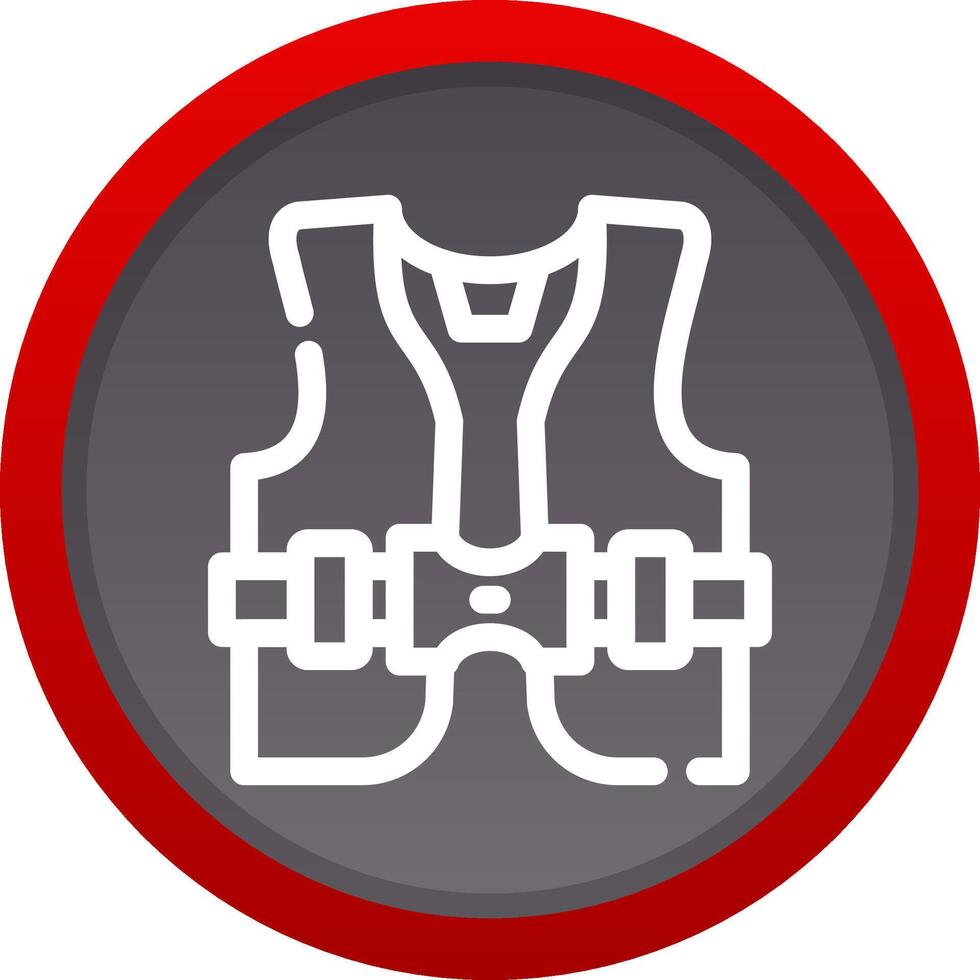 Life Jacket Creative Icon Design vector