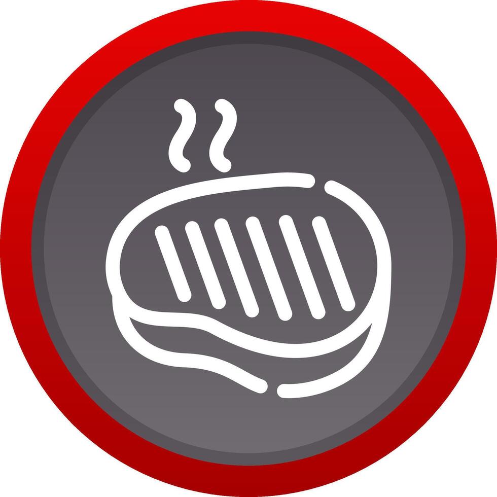 Steak Creative Icon Design vector