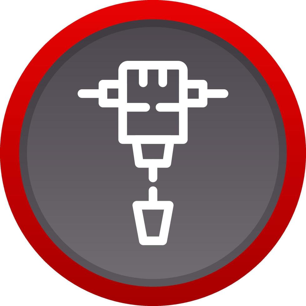 Jackhammer Creative Icon Design vector