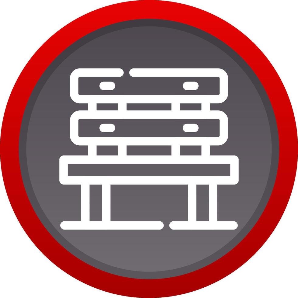 Bench Creative Icon Design vector