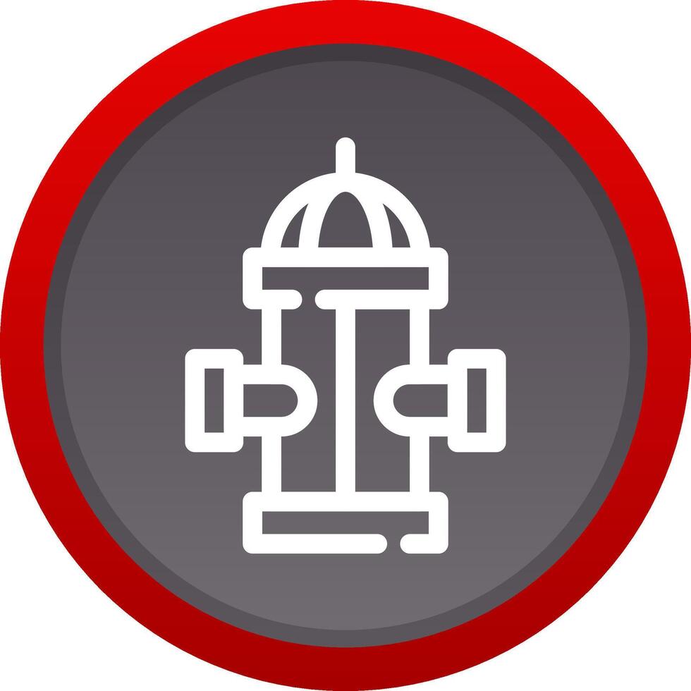 Hydrant Creative Icon Design vector
