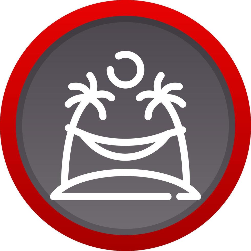 Hammock Creative Icon Design vector