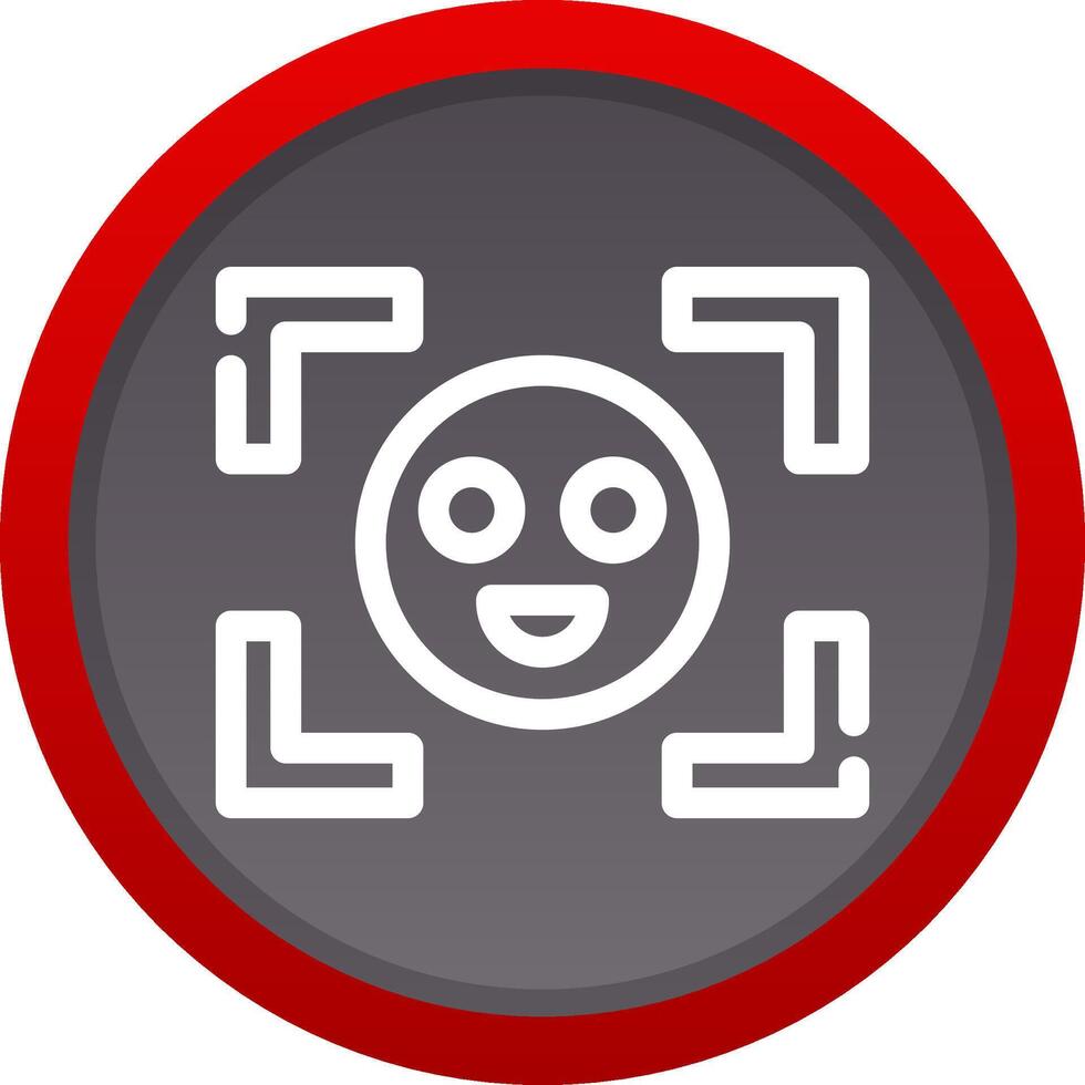 Face Detection Creative Icon Design vector