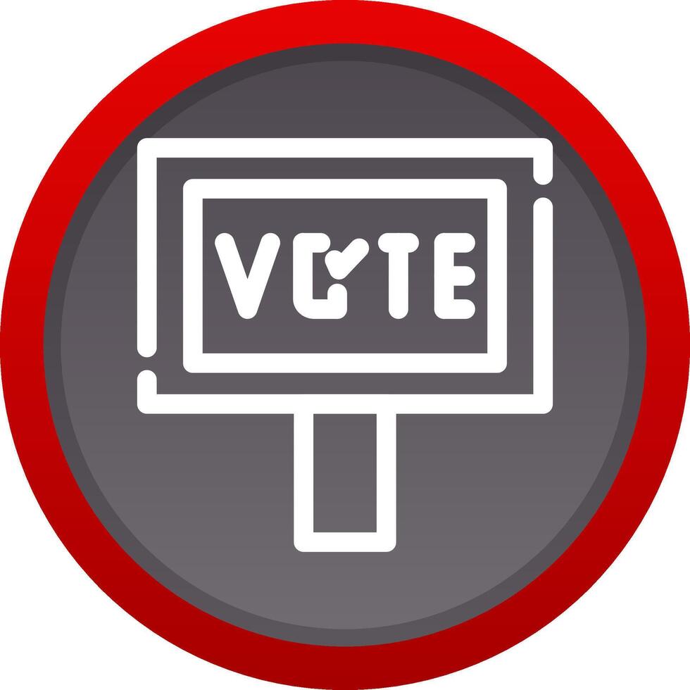 Vote Creative Icon Design vector