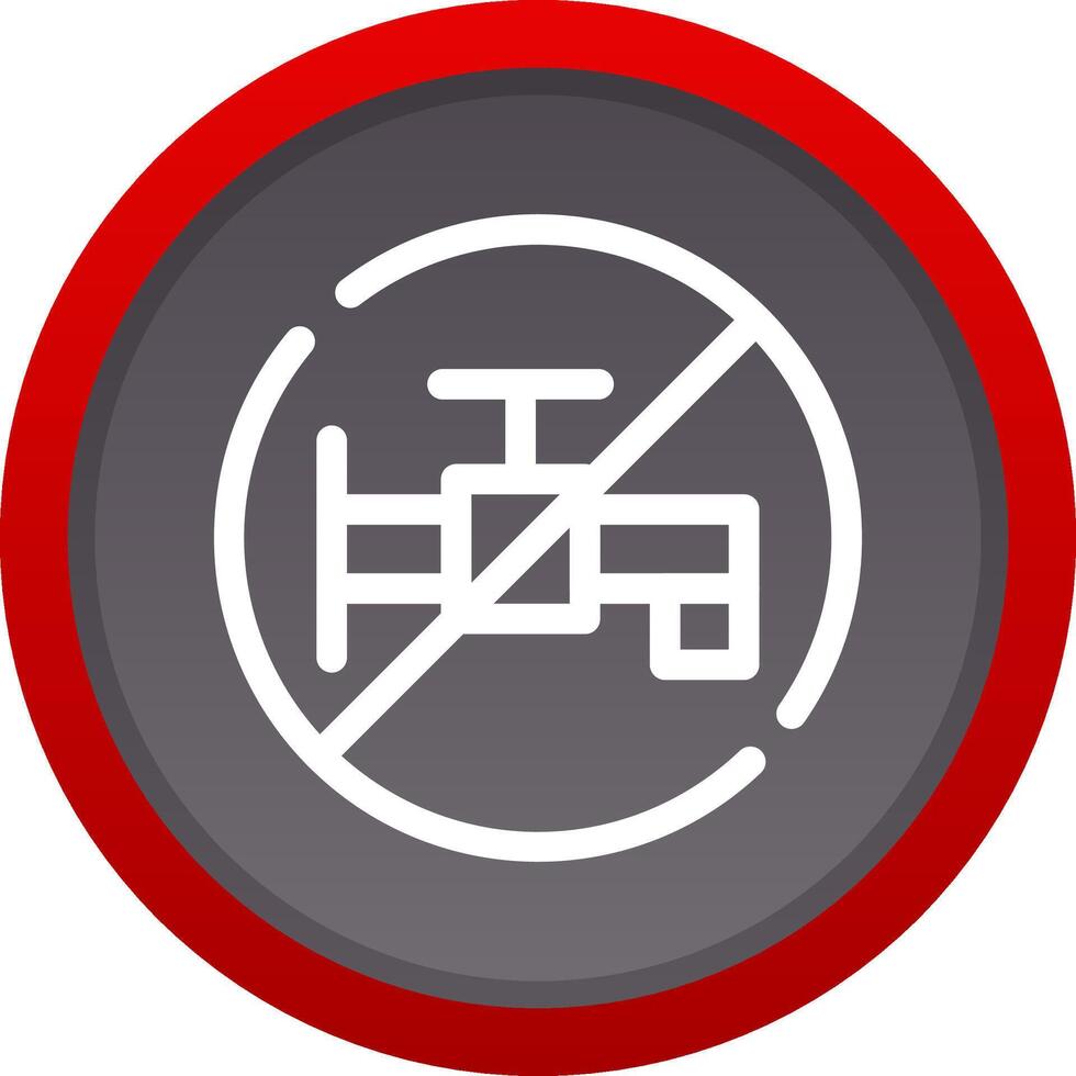 Dont Waste Water Creative Icon Design vector