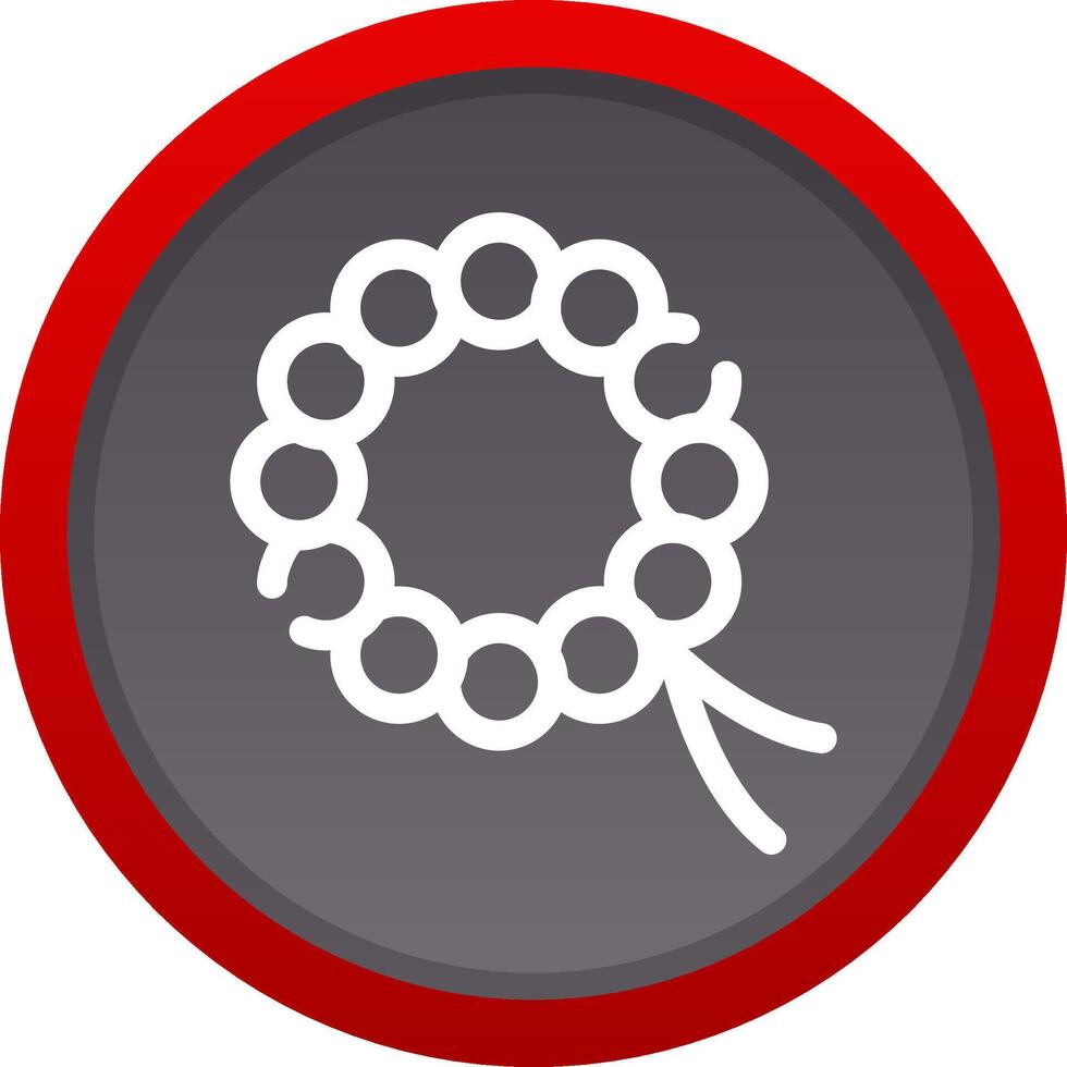 Rosary Creative Icon Design vector