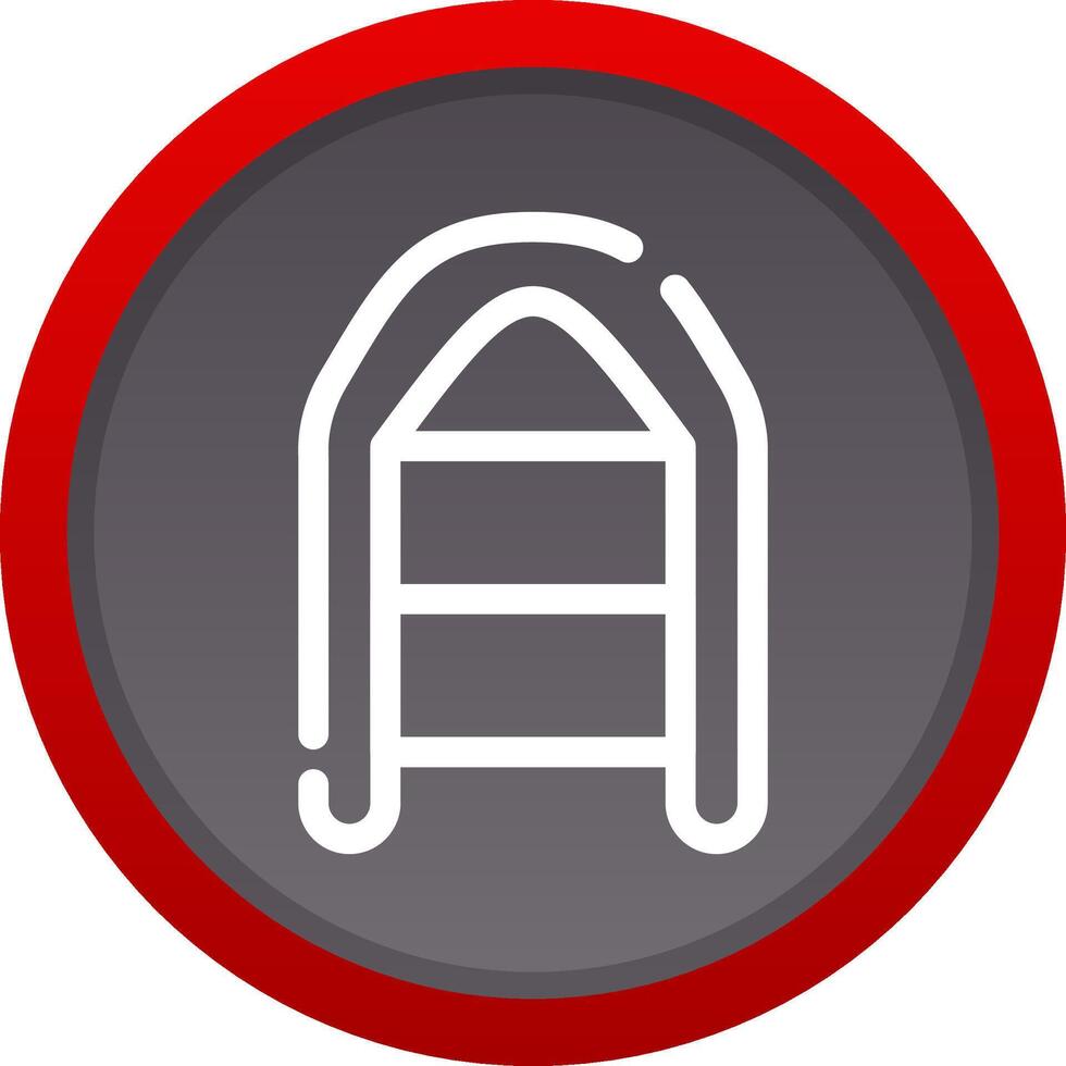 Inflatable Boat Creative Icon Design vector
