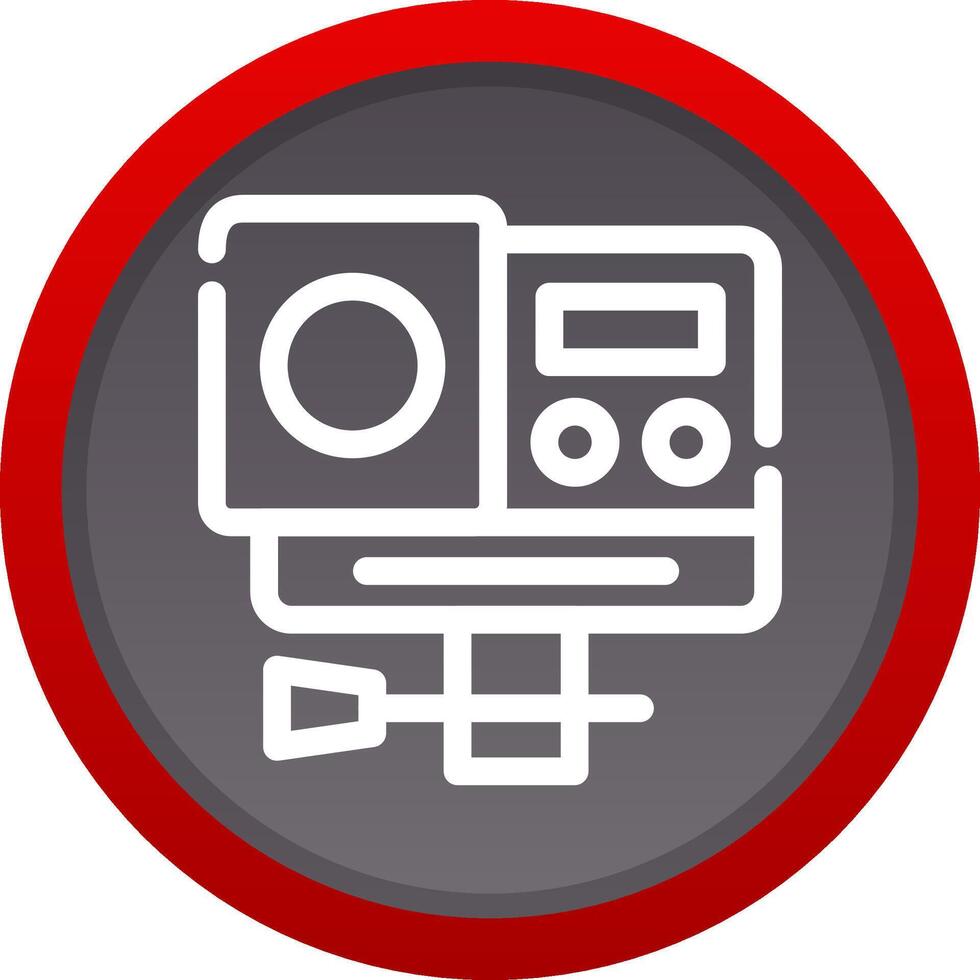 Action Camera Creative Icon Design vector