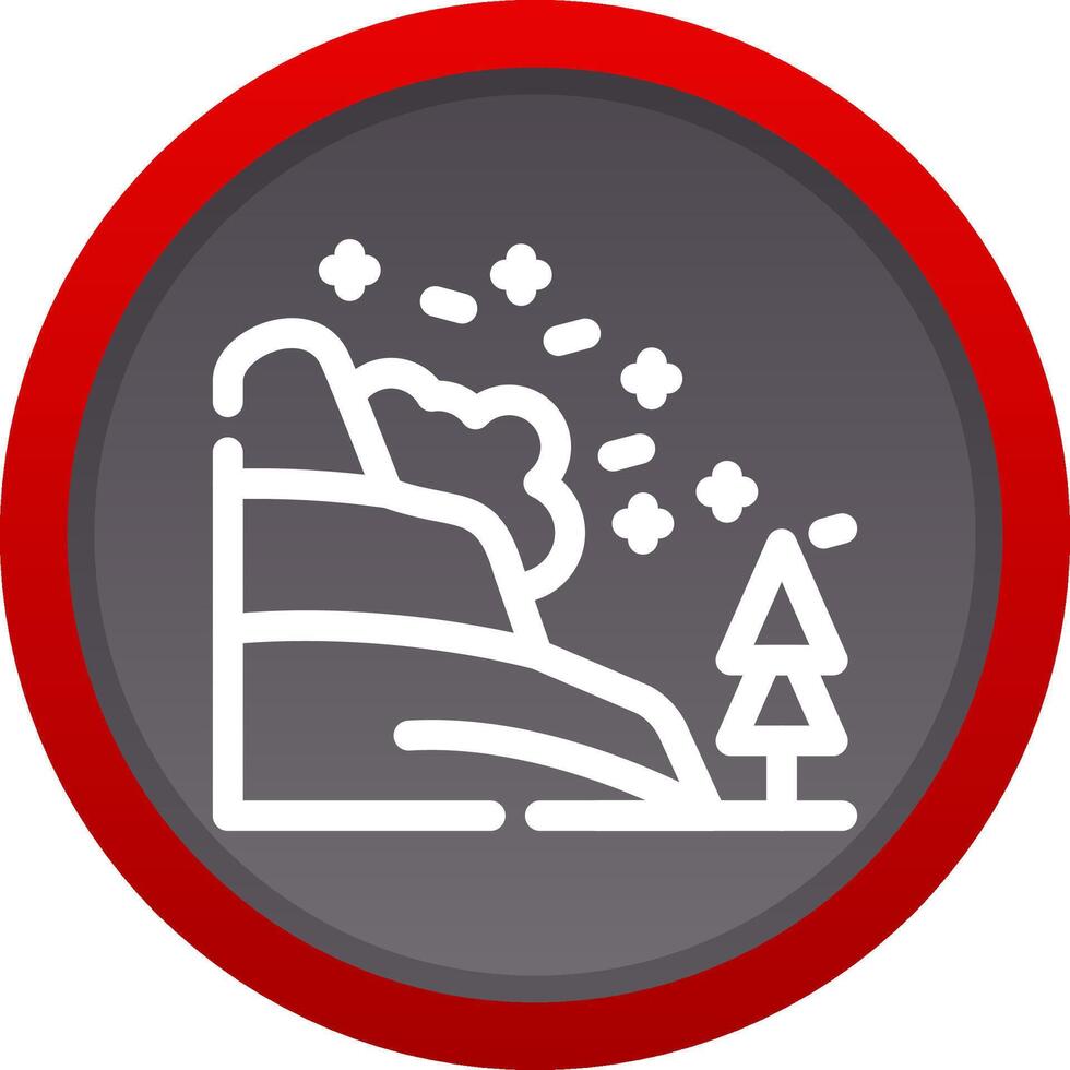 Avalanche Creative Icon Design vector