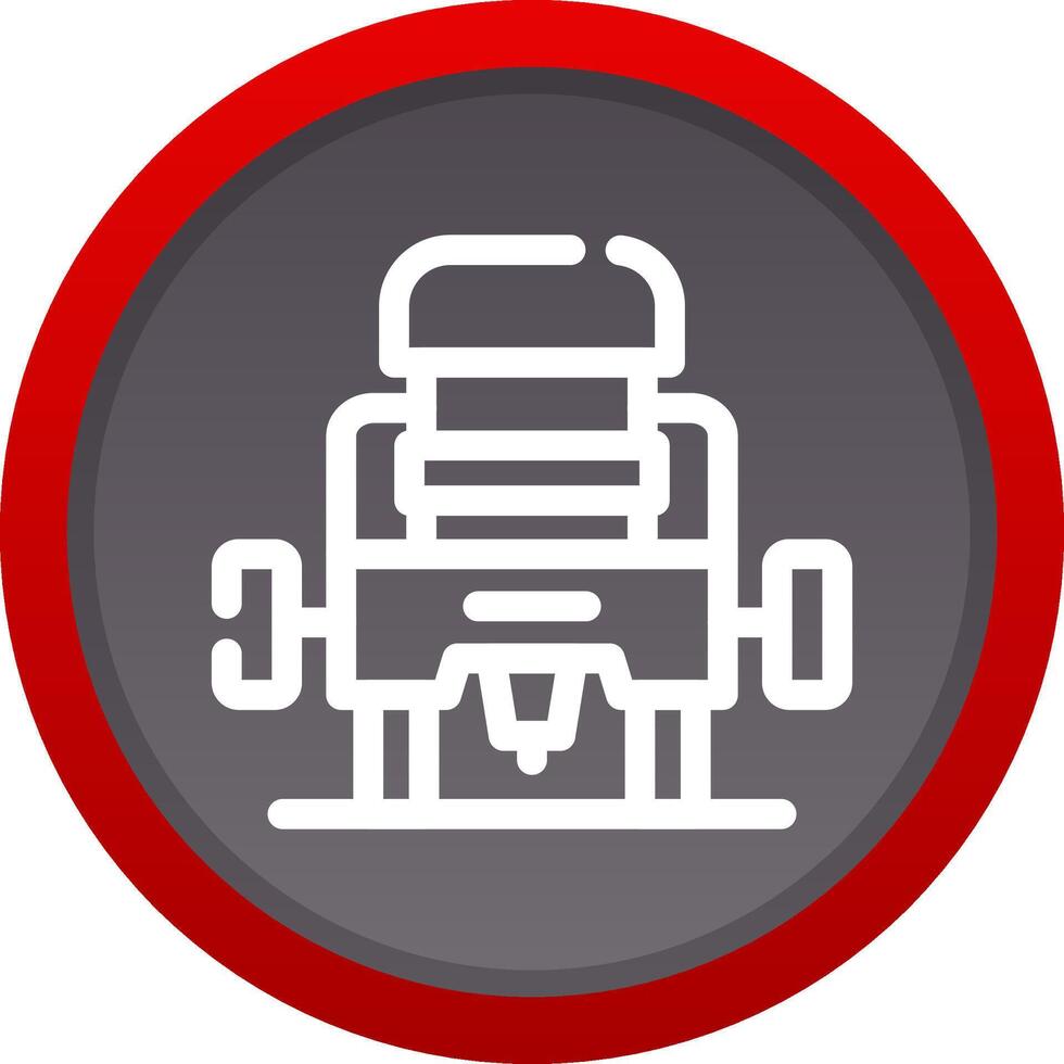 Router Machine Creative Icon Design vector