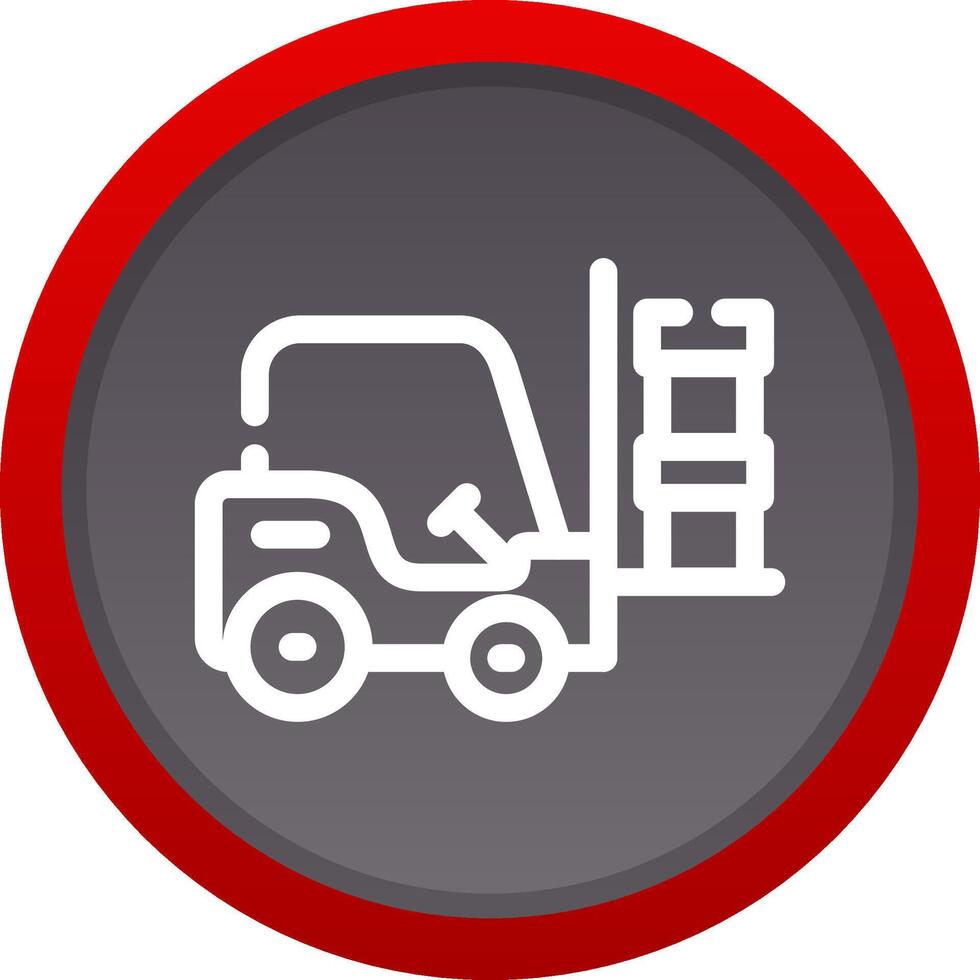 Forklift Creative Icon Design vector