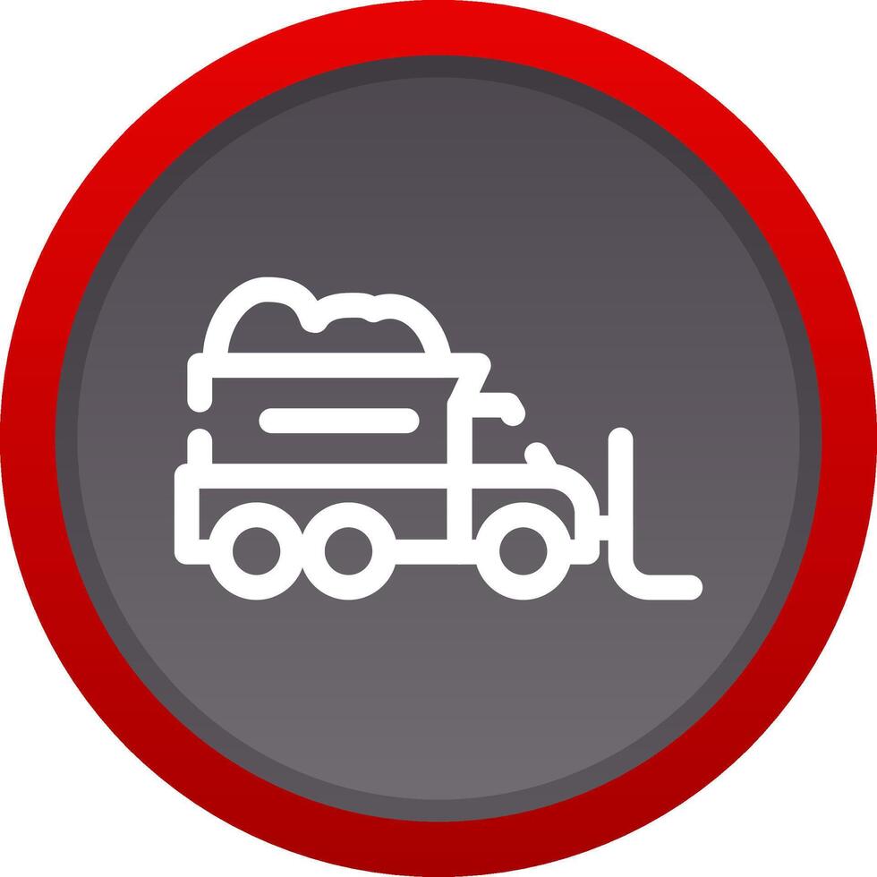 Snowplow Creative Icon Design vector