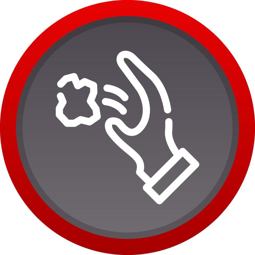 Throwing Trash Creative Icon Design vector