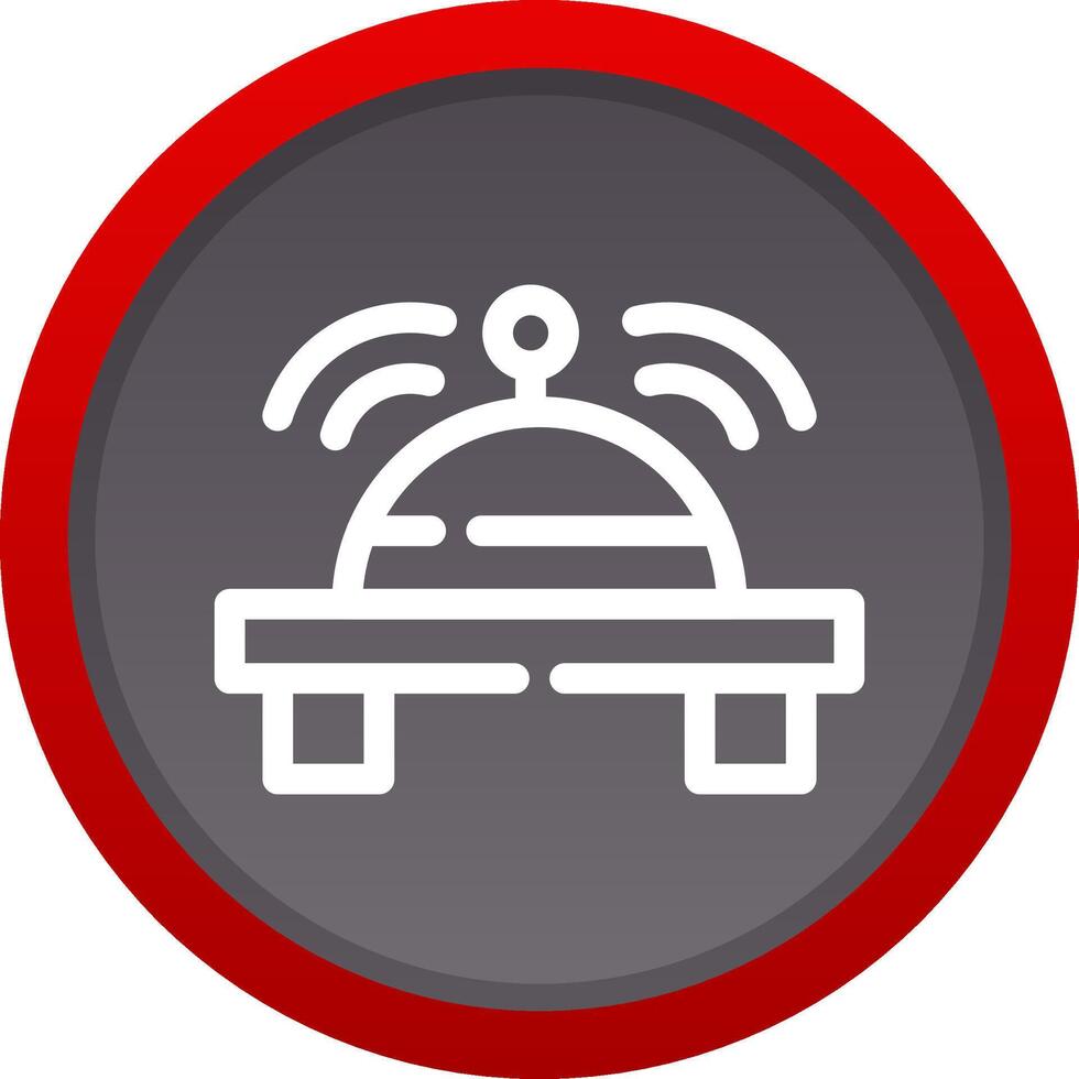 Reception Bell Creative Icon Design vector