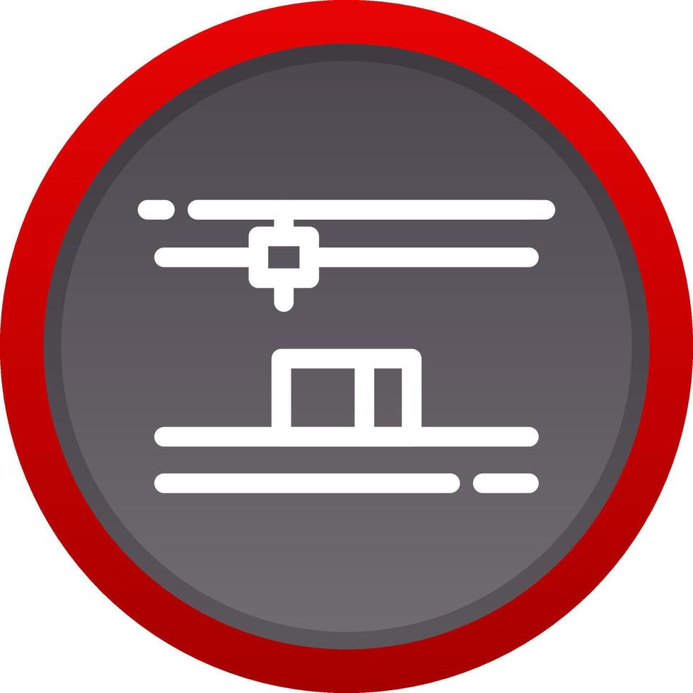 3D Printing Creative Icon Design vector