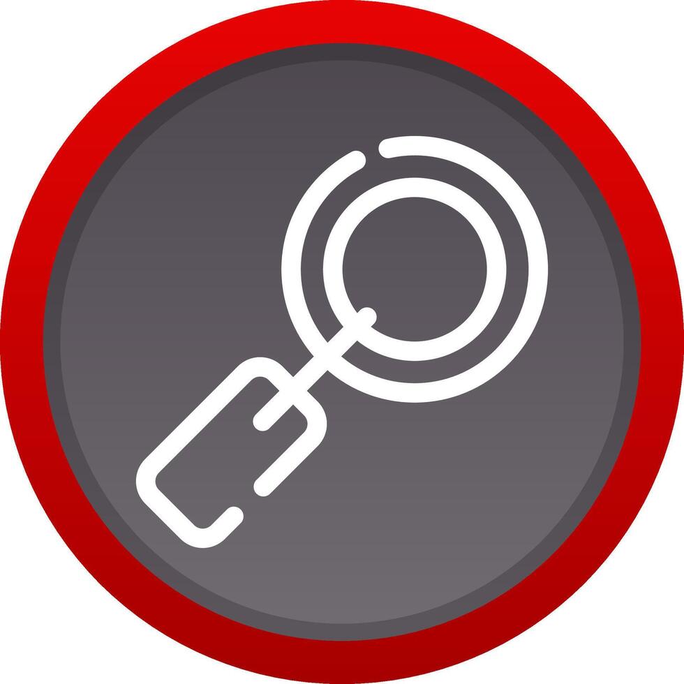 Magnifying Glass Creative Icon Design vector