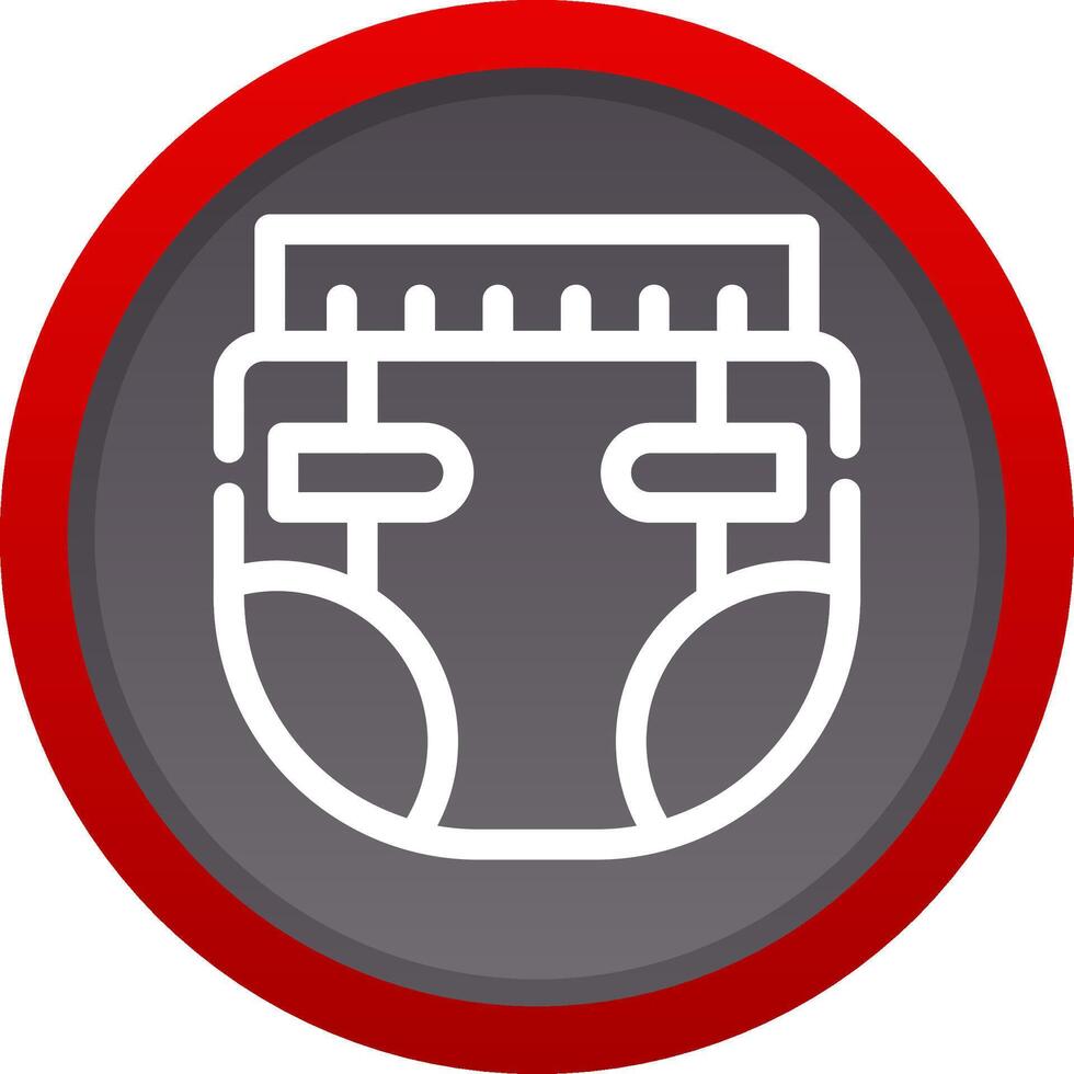 Diaper Creative Icon Design vector