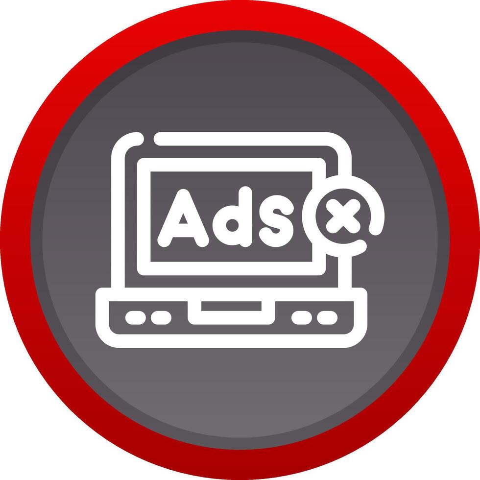 Online Advertising Creative Icon Design vector