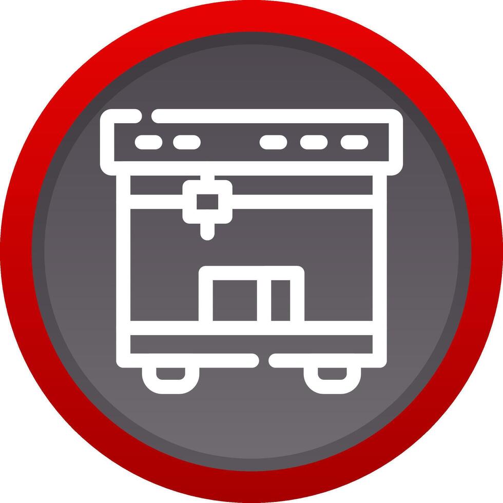 3D Printing Creative Icon Design vector