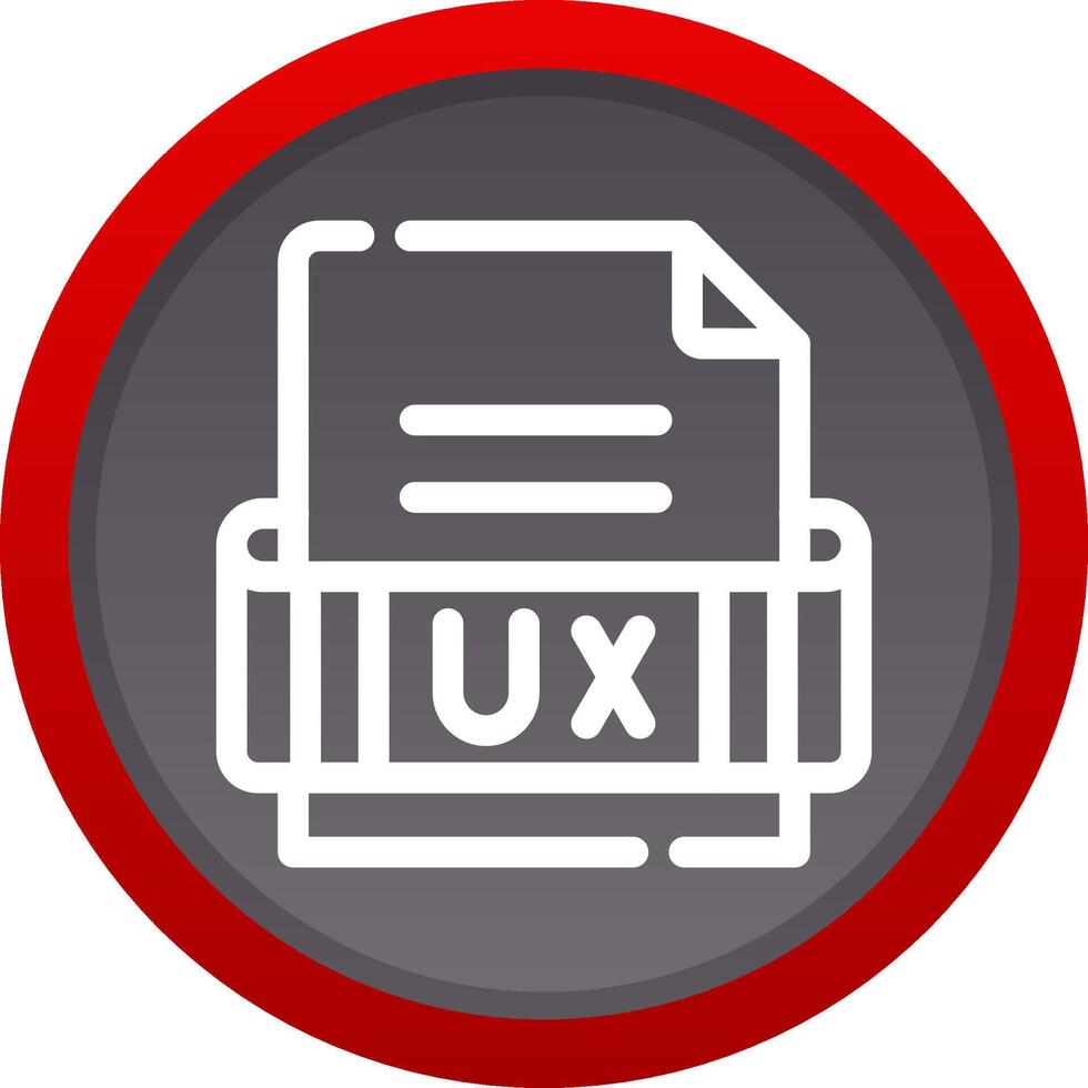 Ux Format Creative Icon Design vector