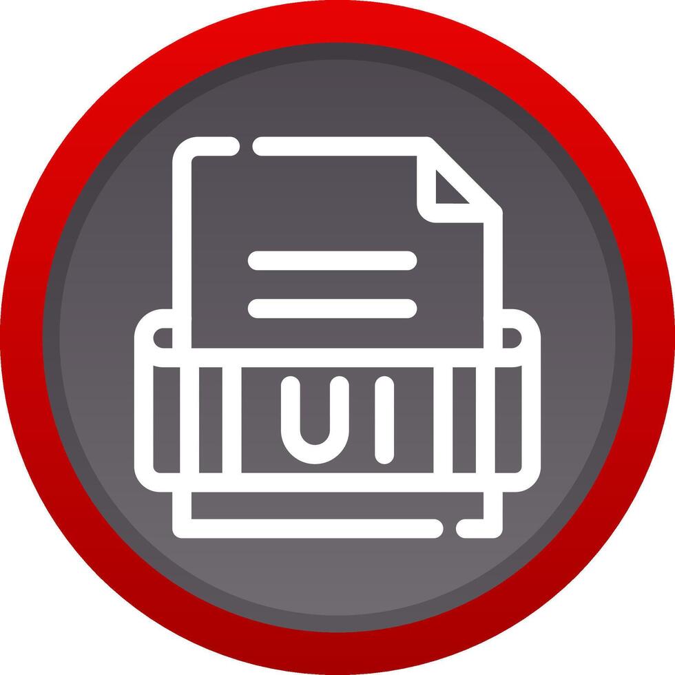 Ui Format Creative Icon Design vector