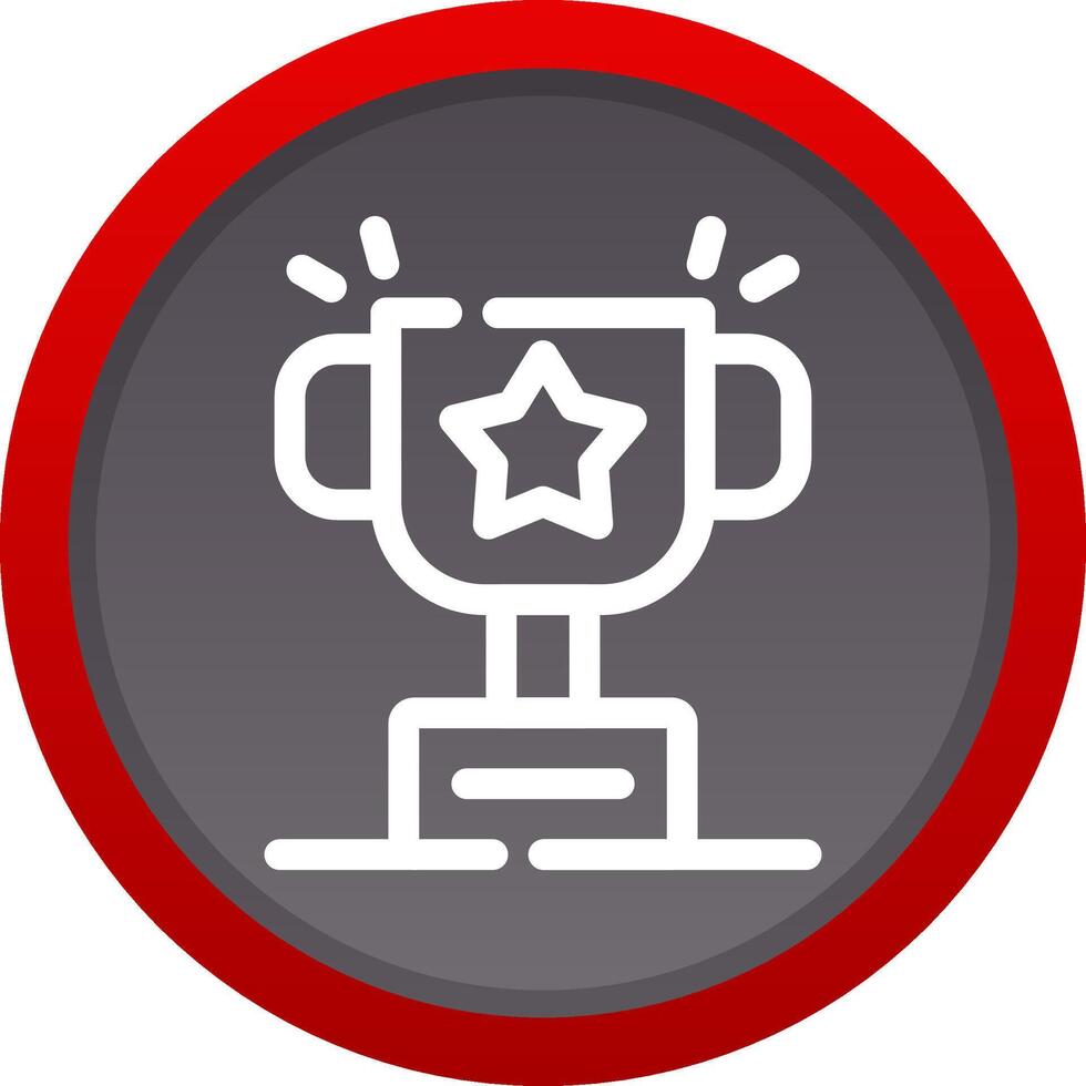 Trophy Creative Icon Design vector