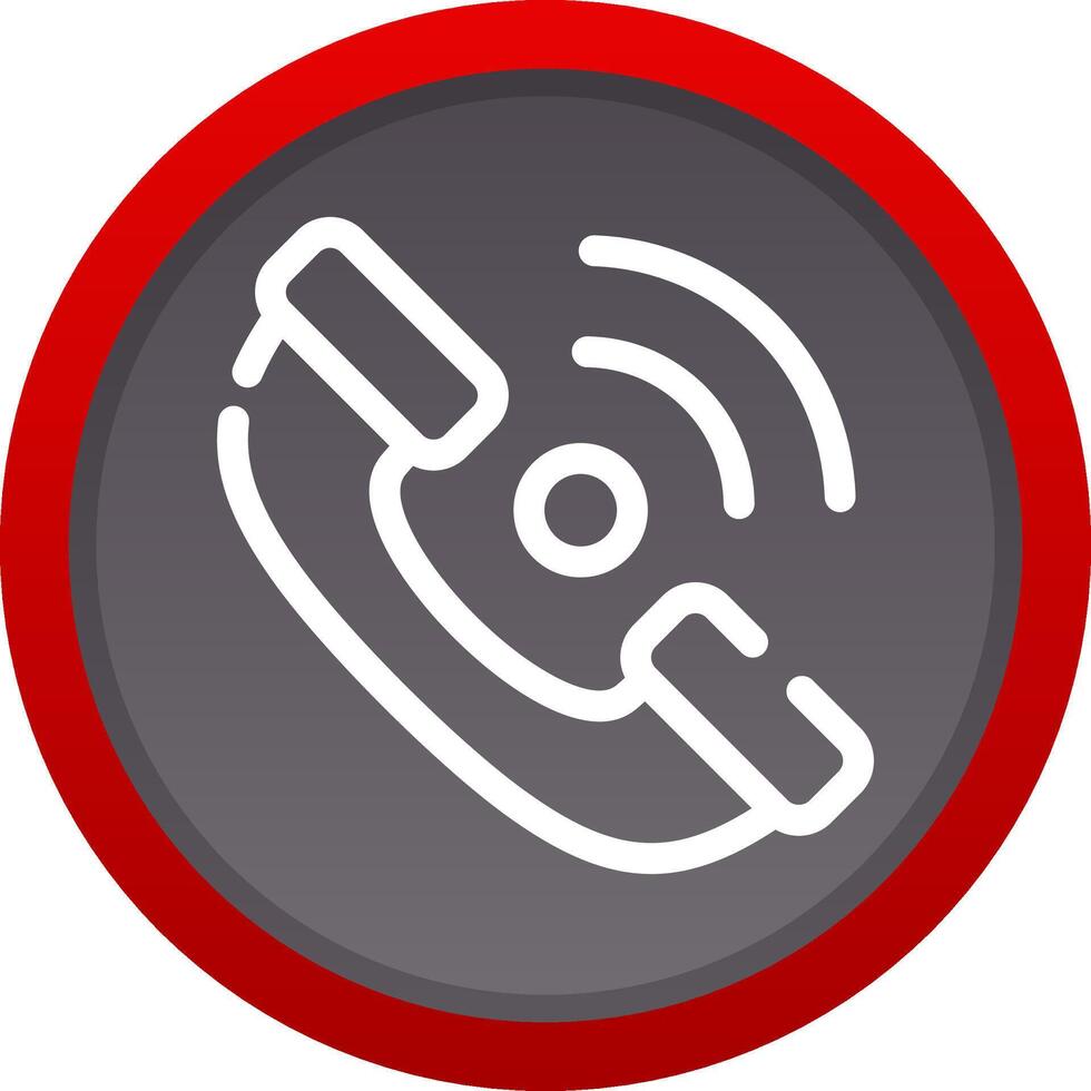 Phone Receiver Creative Icon Design vector