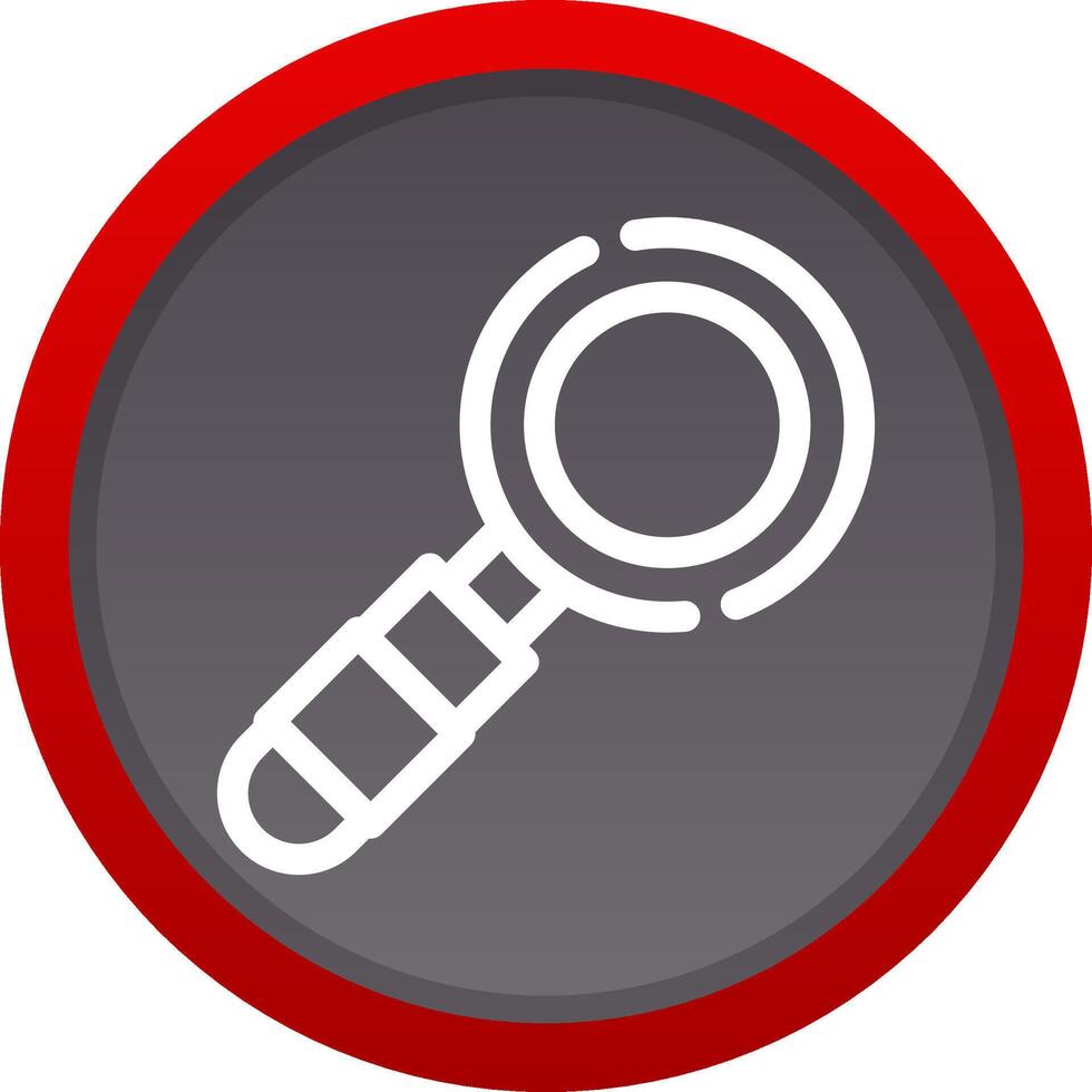 Magnifying Glass Creative Icon Design vector