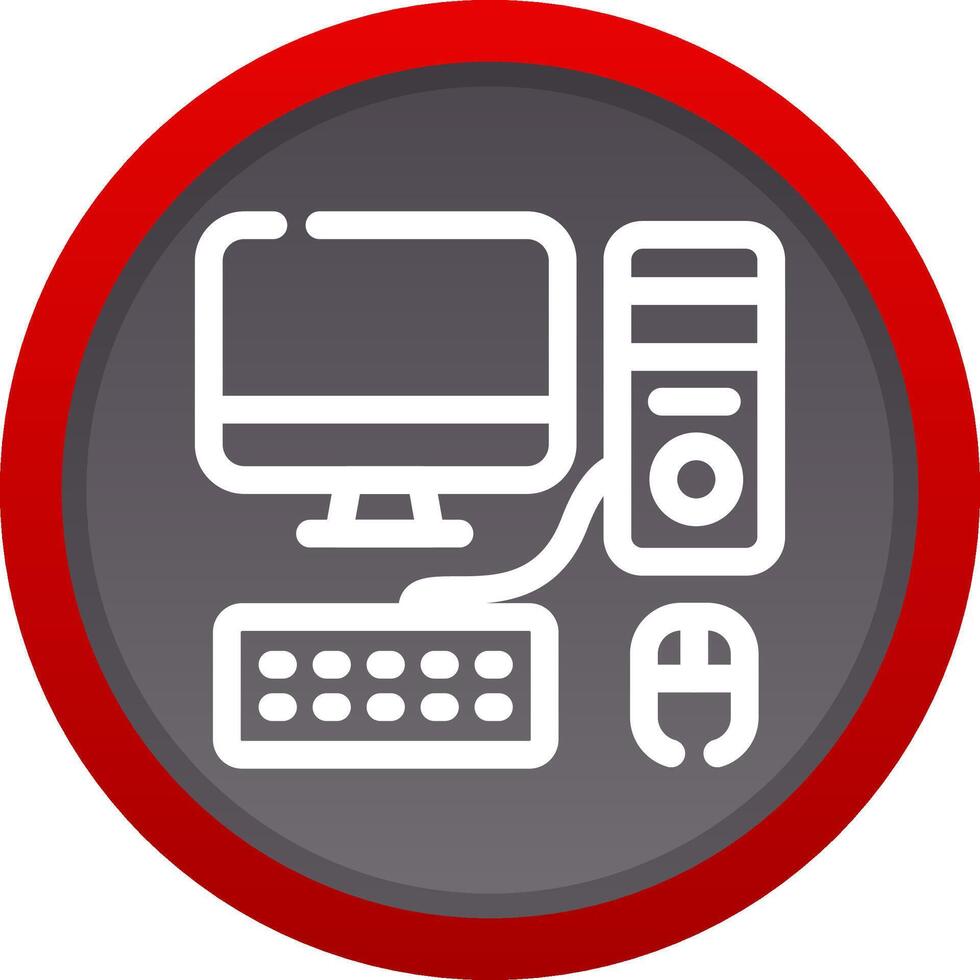 Computer Creative Icon Design vector